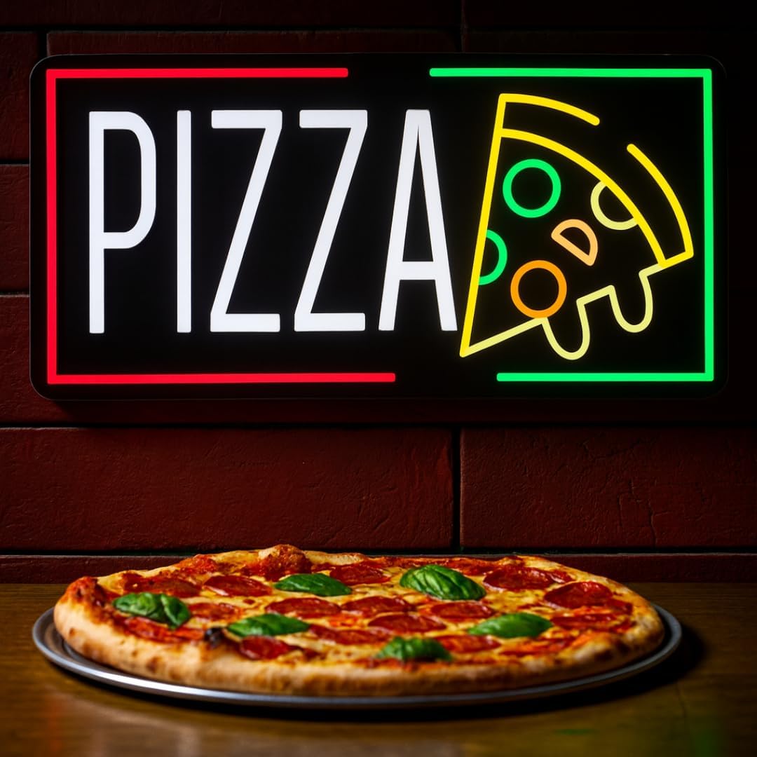 Home Bar And Restaurant - Pizza Neon Sign Business USB LED