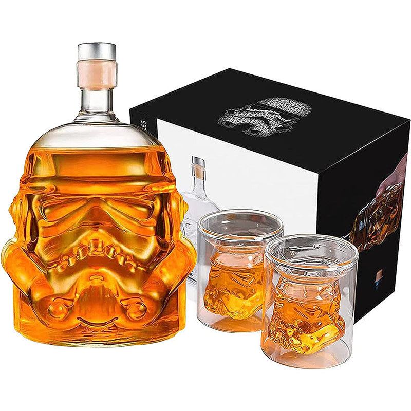 Bitters Bottle Set - 650ml Creative Storm Trooper Decanter White