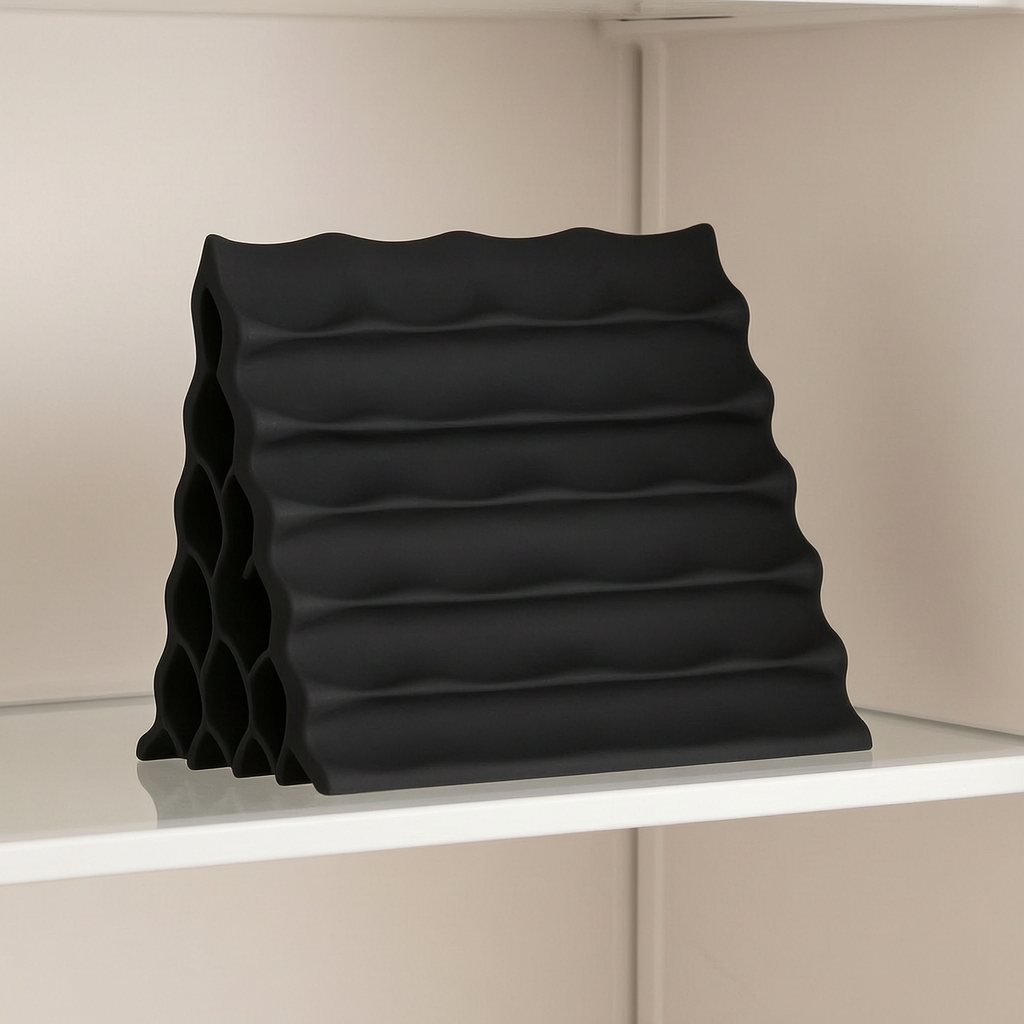Home Bar And Fridge - Bottle Stacker Rack Silicone Folding Wine