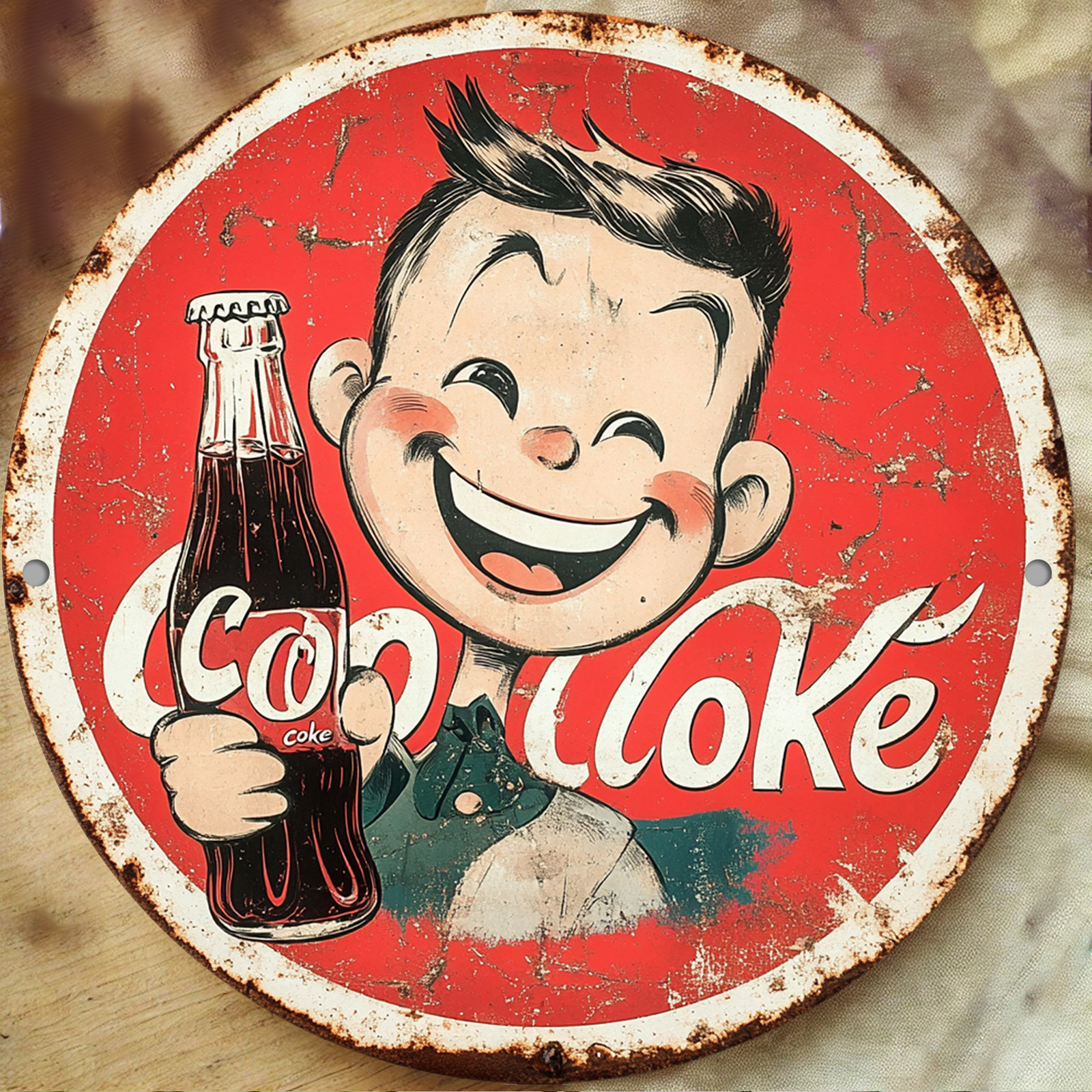 Vintage-Style Cola Advertiseme - đánh giá và giá Home Bar Accessories