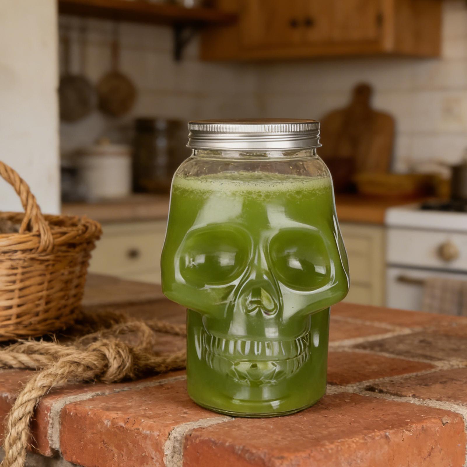 Skull Jars With Lid 500ml/800m - đánh giá và giá Home Bar Setup