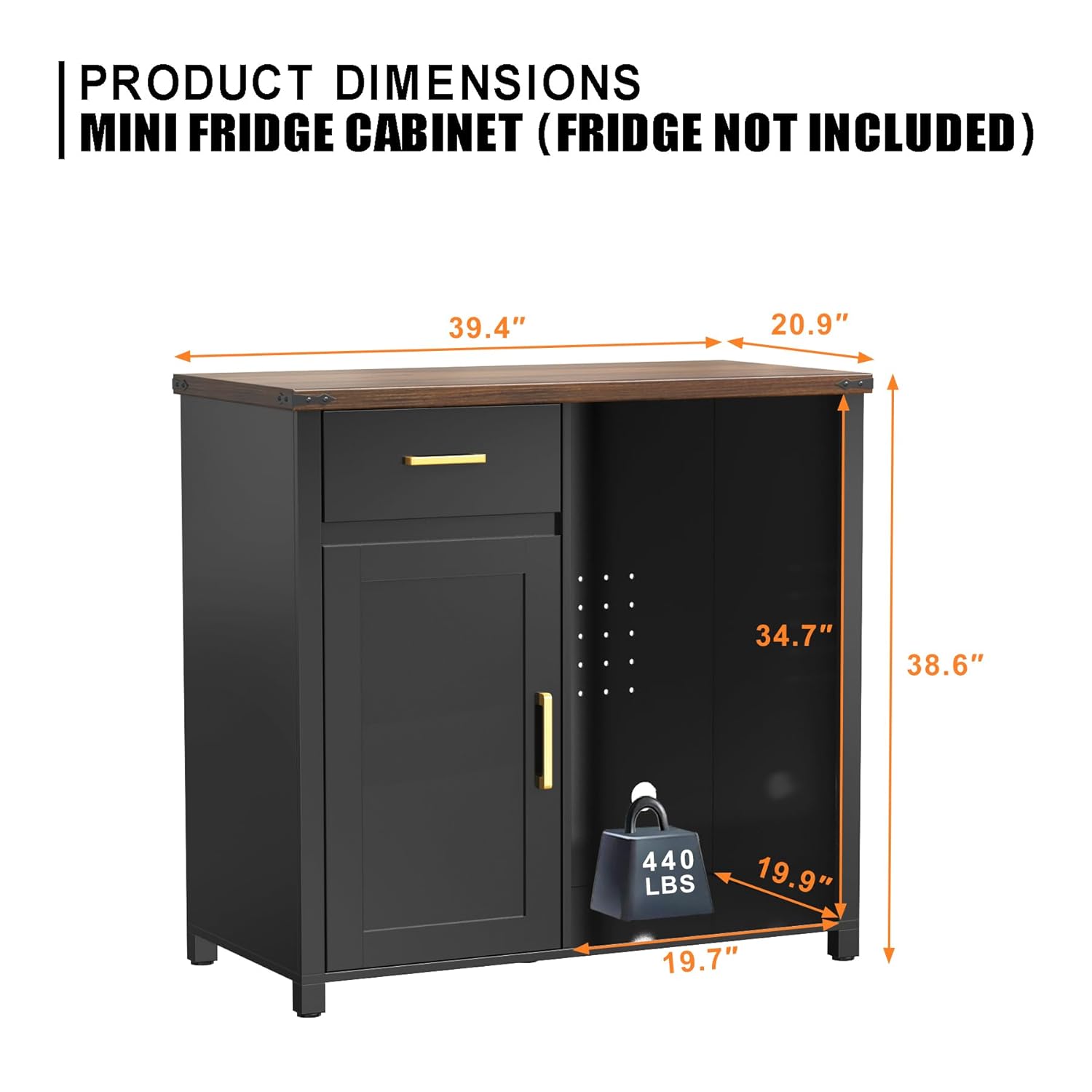 Coffee Bar Cabinet with Mini F - đánh giá và giá Home Bar And Fridge