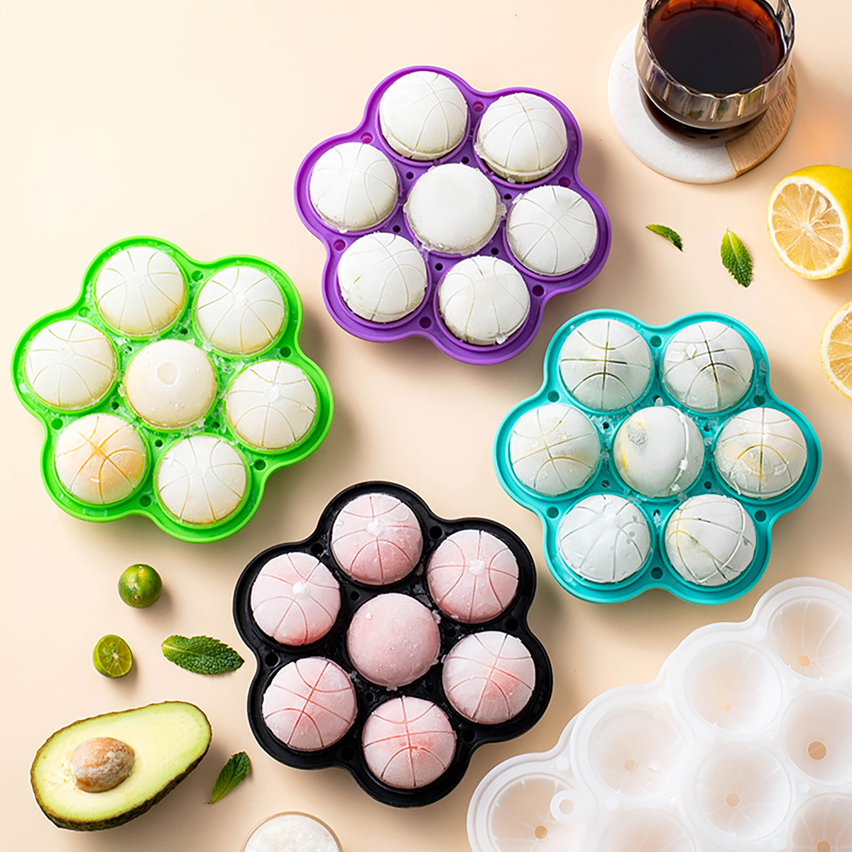 1pc Spherical Silicone Ice Gri - đánh giá và giá Ice Mold Sphere