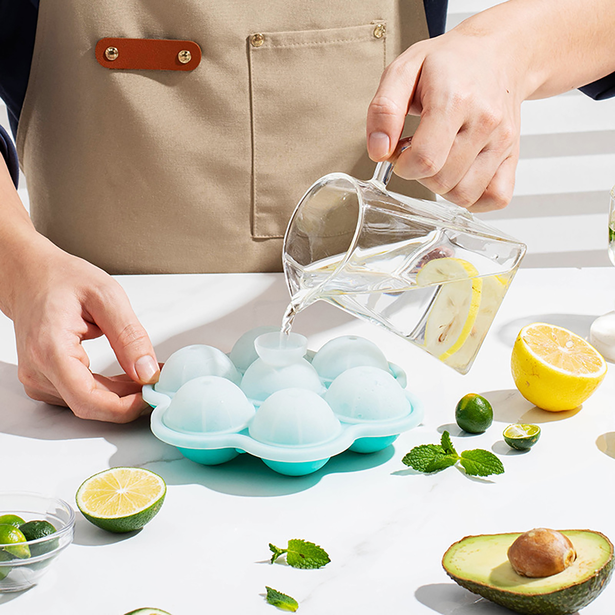1pc Spherical Silicone Ice Gri - đánh giá và giá Ice Mold Sphere