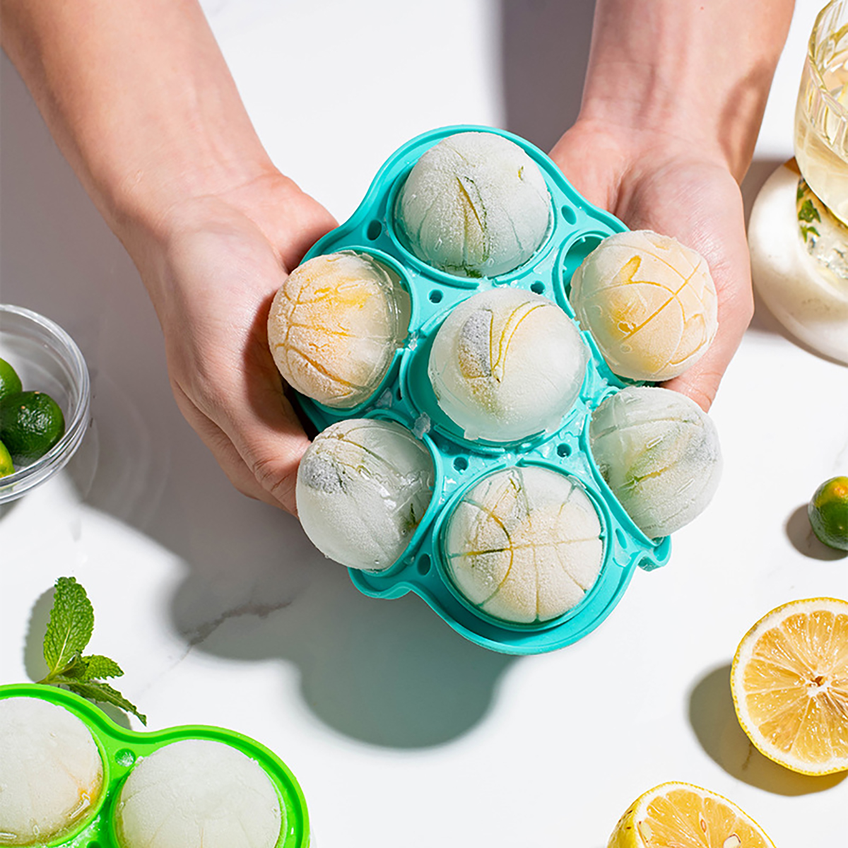 1pc Spherical Silicone Ice Gri - đánh giá và giá Ice Mold Sphere