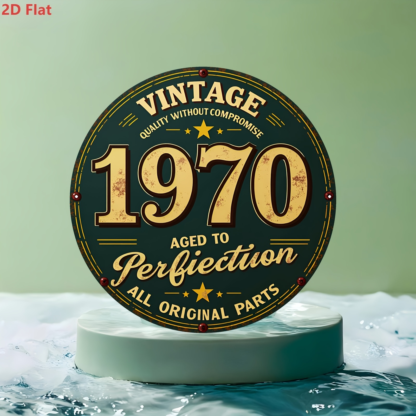 2D Flat, 1pc 1pcs 1970 Vintage - đánh giá và giá Home Bar Accessories
