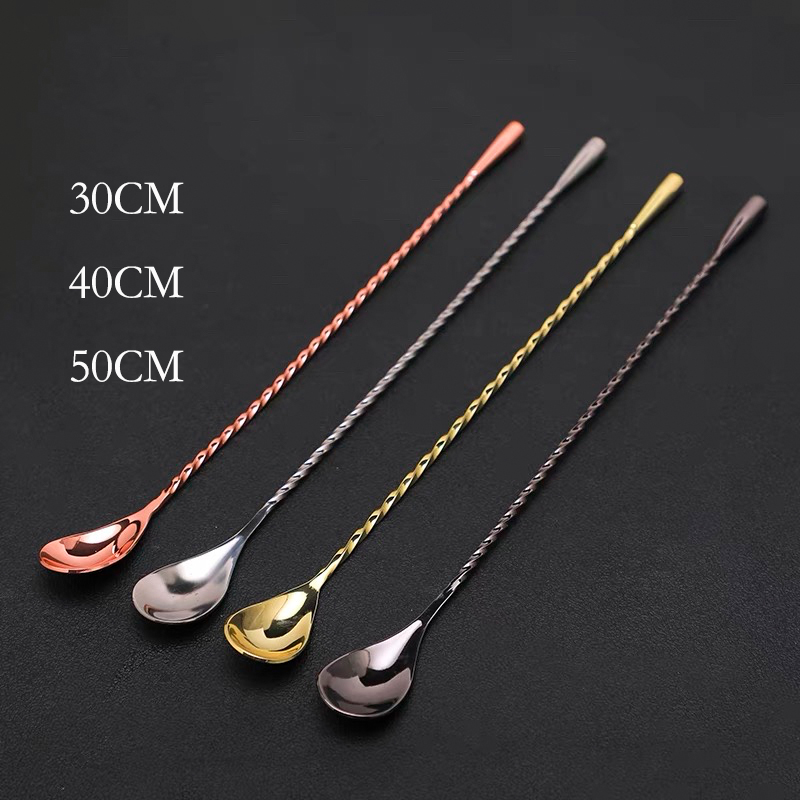 30cm/40cm/50cm Teardrop Cockta - đánh giá và giá Bar Spoon Twisted