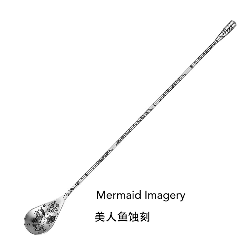 30cm/40cm/50cm Teardrop Cockta - đánh giá và giá Bar Spoon Twisted