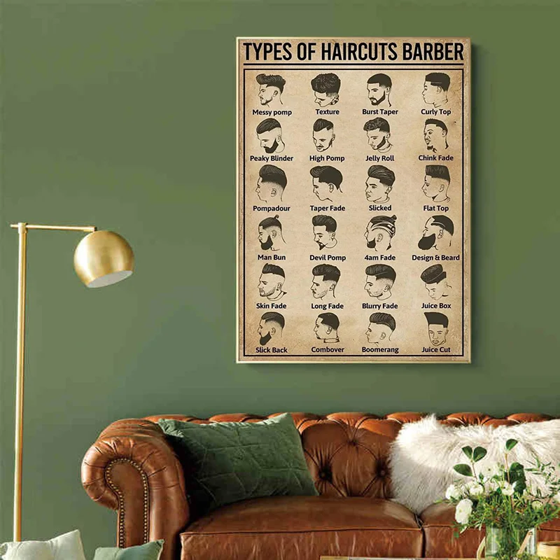 Retro Types Of Haircuts Barber - đánh giá và giá Home Barber