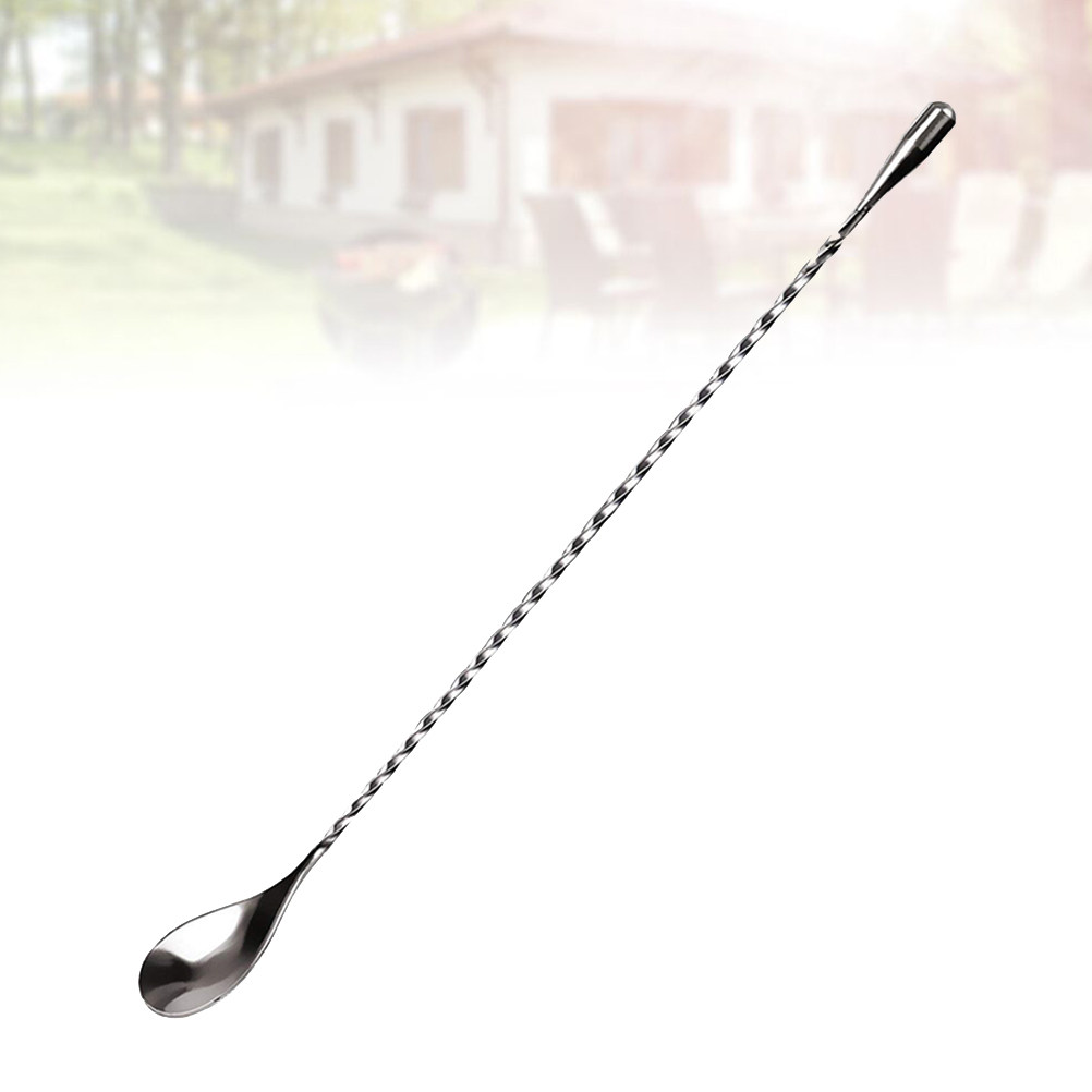2Pcs Long Stainless Steel Cock - đánh giá và giá Bar Spoon Twisted
