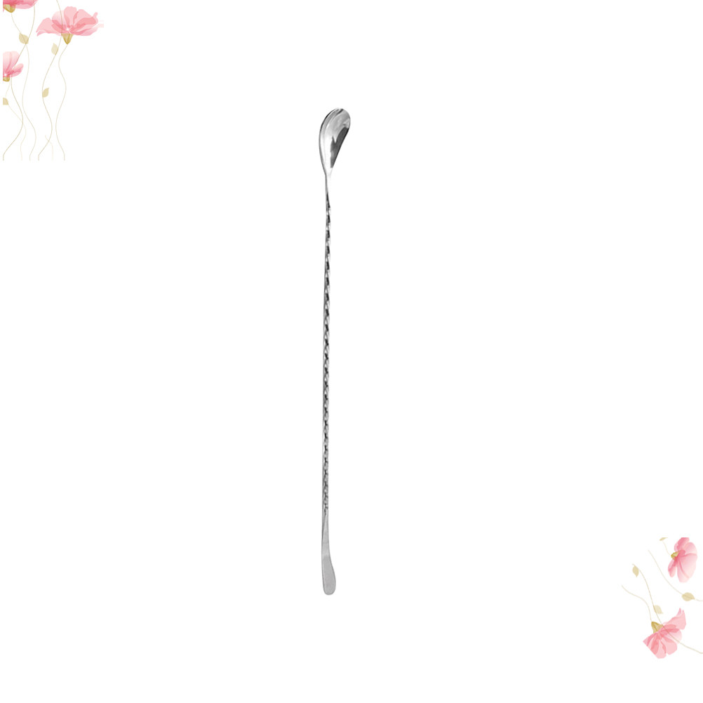 Elegant Stainless Steel Long H - đánh giá và giá Bar Spoon Twisted