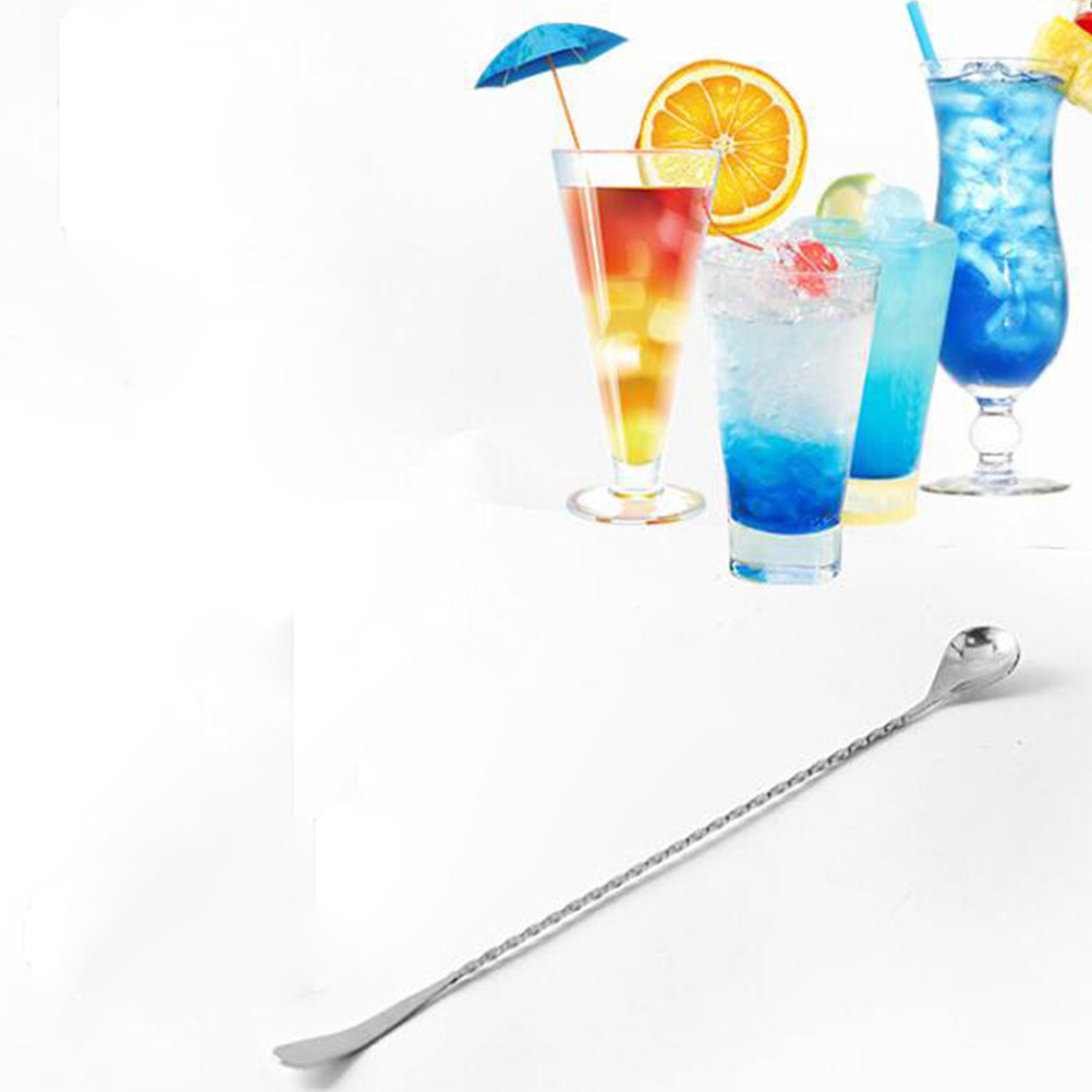 Elegant Stainless Steel Long H - đánh giá và giá Bar Spoon Twisted