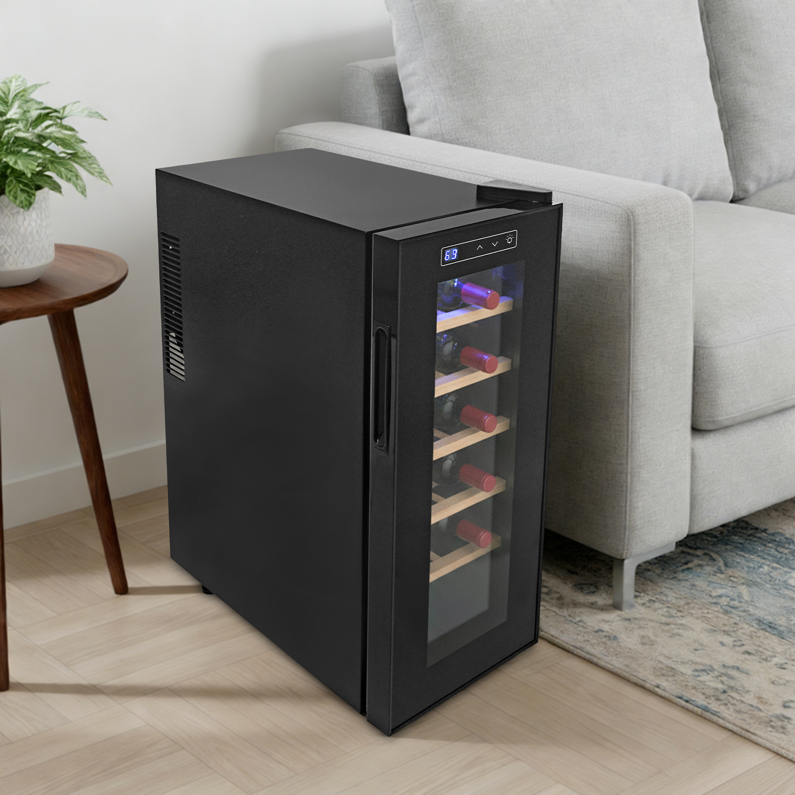 12 Bottle Wine Fridge, Freesta - đánh giá và giá Home Bar And Fridge