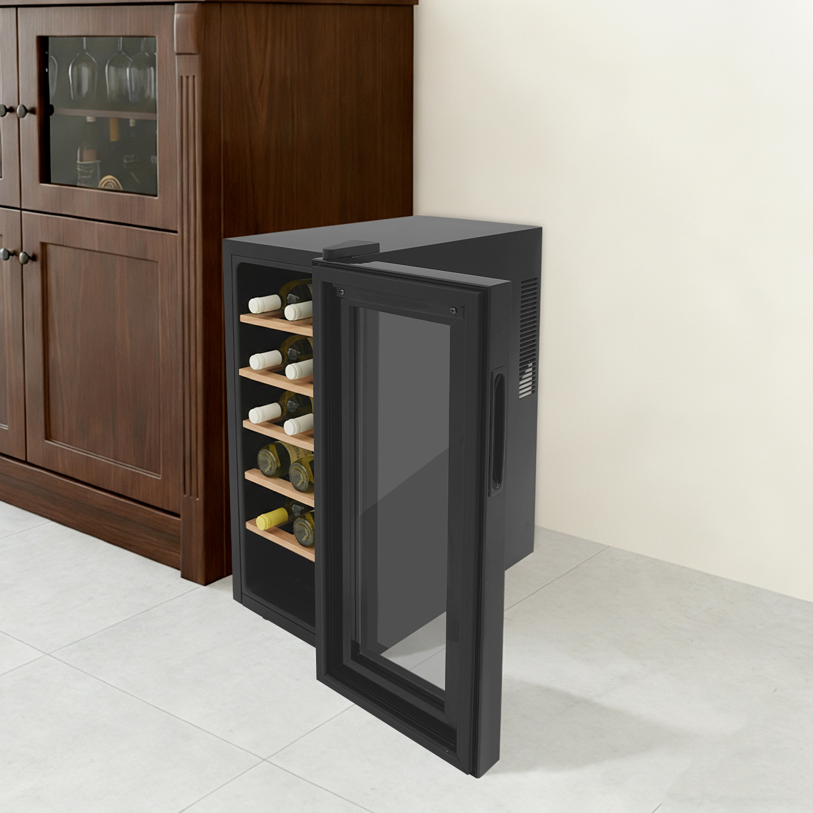 12 Bottle Wine Fridge, Freesta - đánh giá và giá Home Bar And Fridge