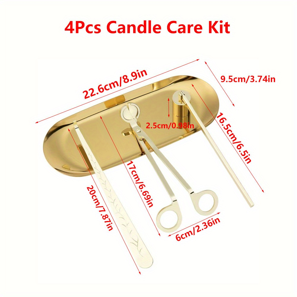 4pcs/set Luxury Candle Care Ki - đánh giá và giá Home Barber