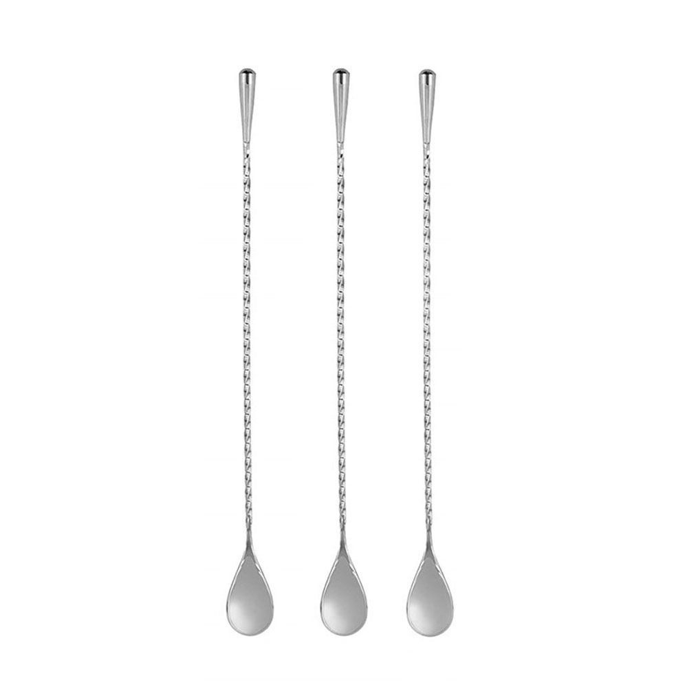 2Pcs Long Stainless Steel Cock - đánh giá và giá Bar Spoon Twisted