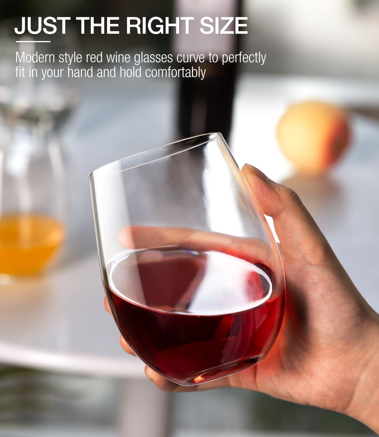 Stemless Wine Glasses Set of 4 - đánh giá và giá Home Bar Set
