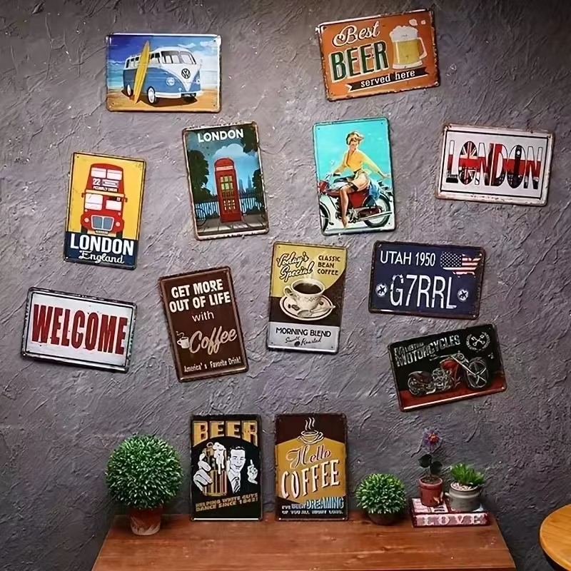 Vintage Bar Metal Signs Bathro - đánh giá và giá Home Bar Accessories
