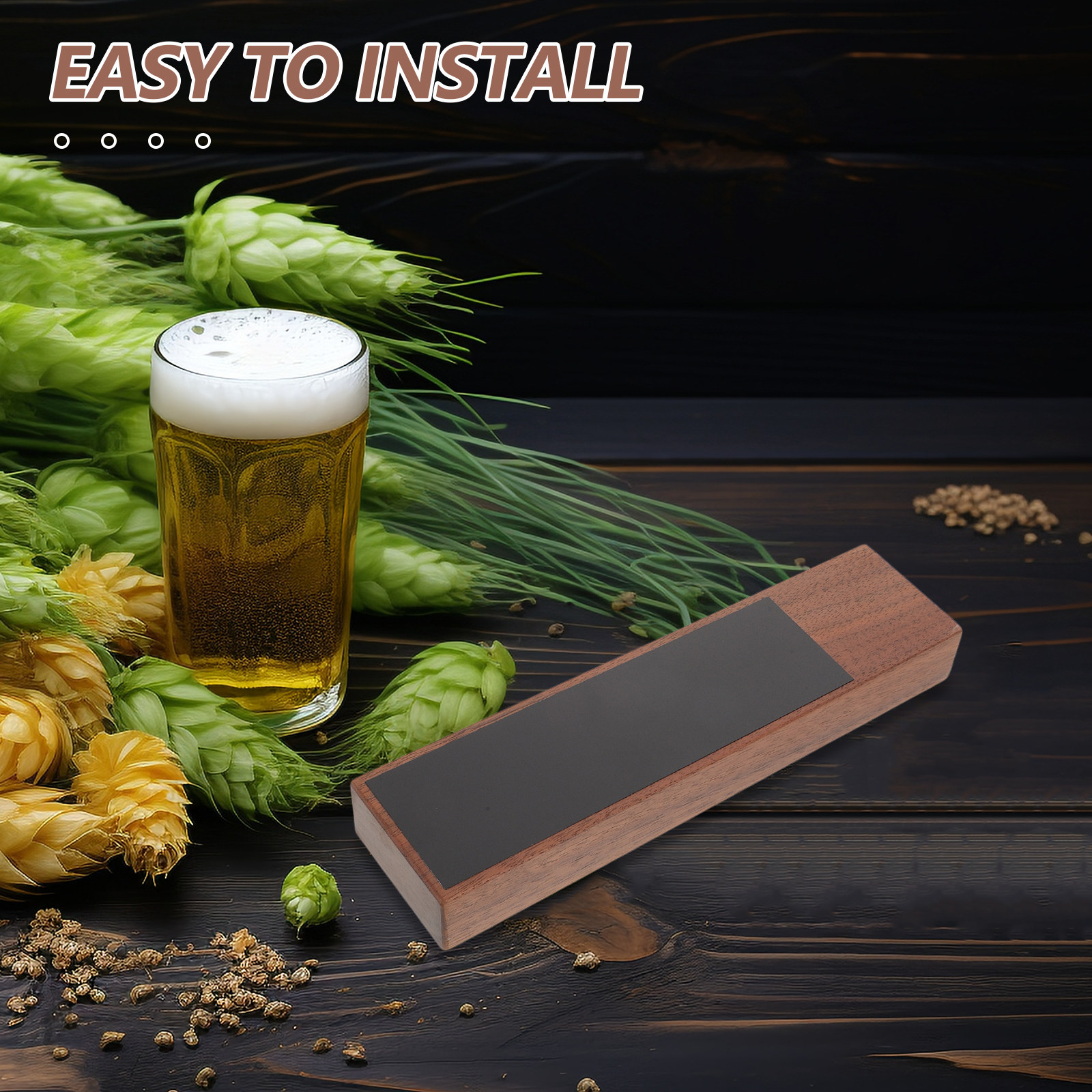 Wooden Beer Tap Handle with Ch - đánh giá và giá Home Bar Accessories