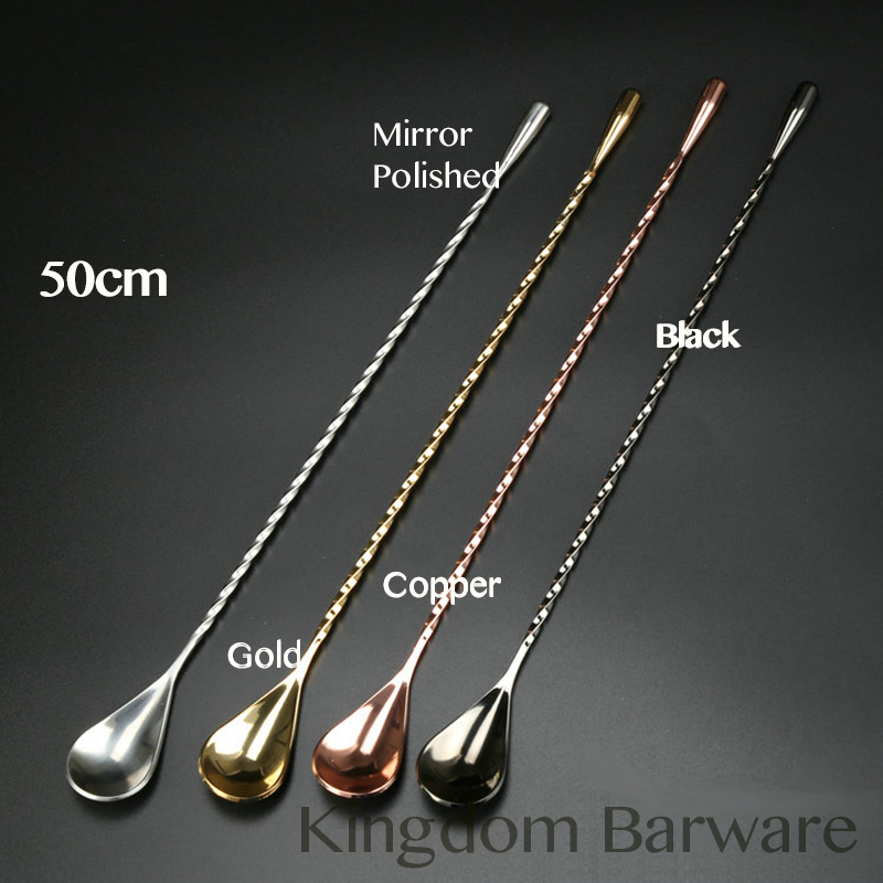 50cm Cocktail Bar Spoon 304 St - đánh giá và giá Bar Spoon Twisted