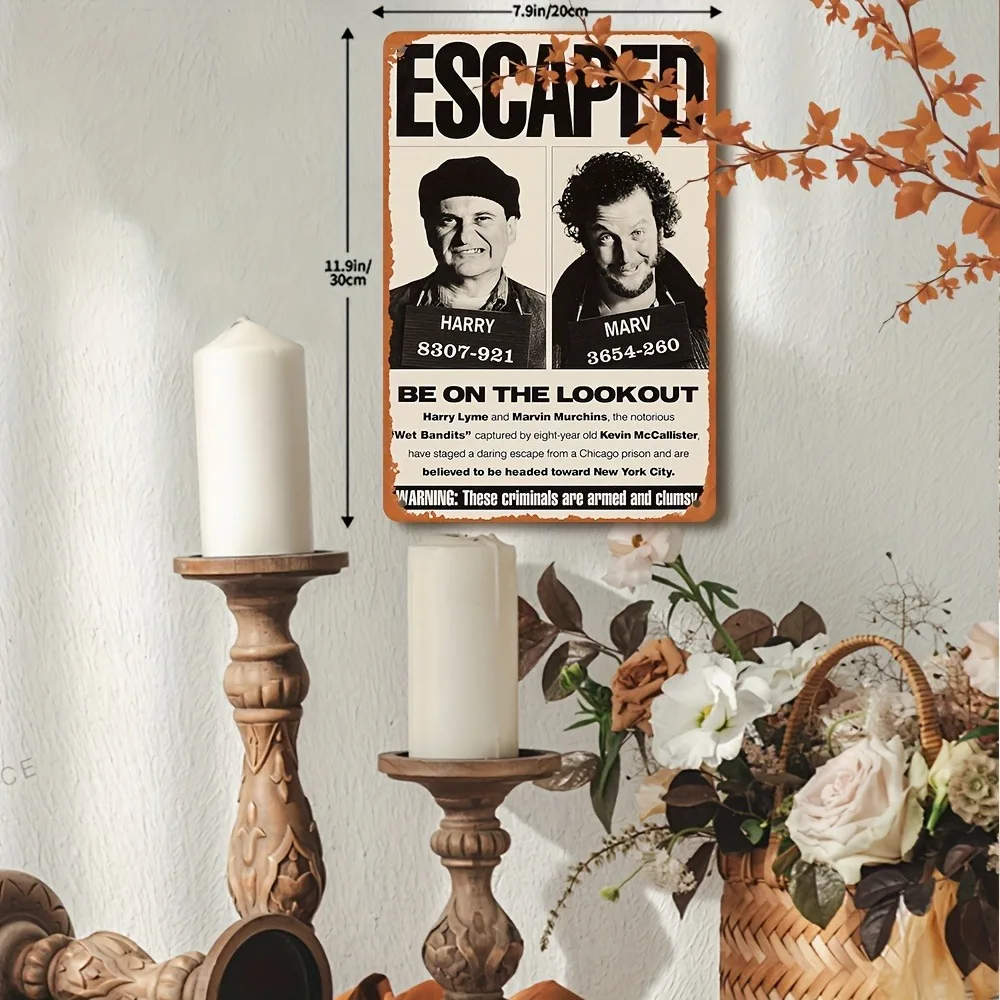 Vintage Home Alone Sign, 1pc 8 - đánh giá và giá Home Bar And Restaurant