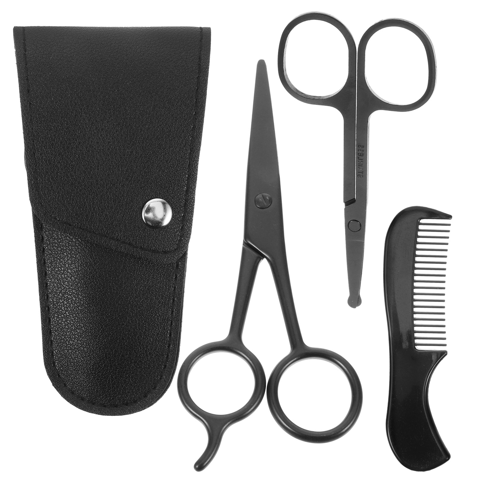 1Set Beard Shears Kit Stainles - đánh giá và giá Home Barber