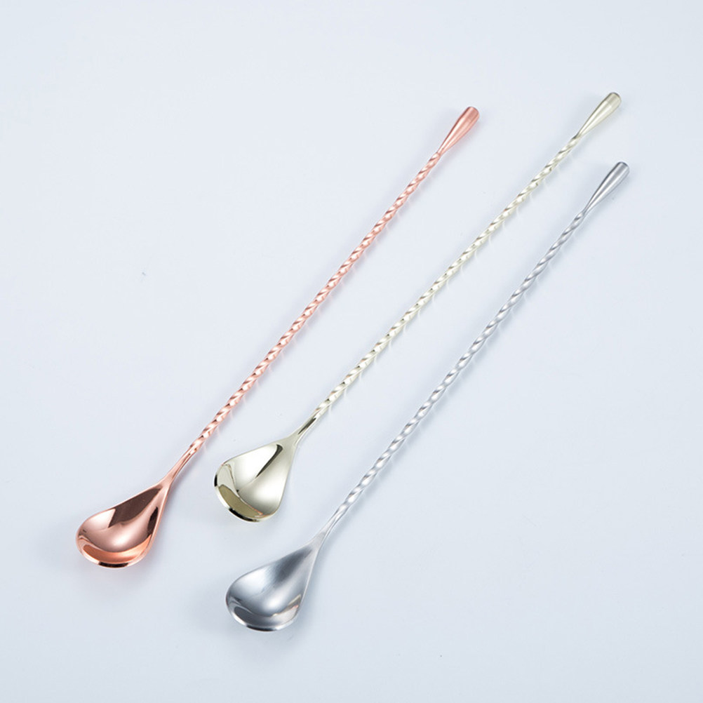 Stainless Steel Bar Spoon Long - đánh giá và giá Bar Spoon Twisted