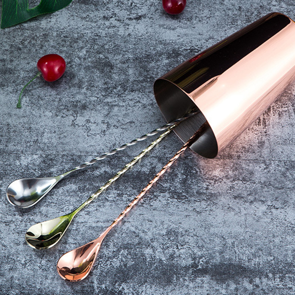 Stainless Steel Bar Spoon Long - đánh giá và giá Bar Spoon Twisted