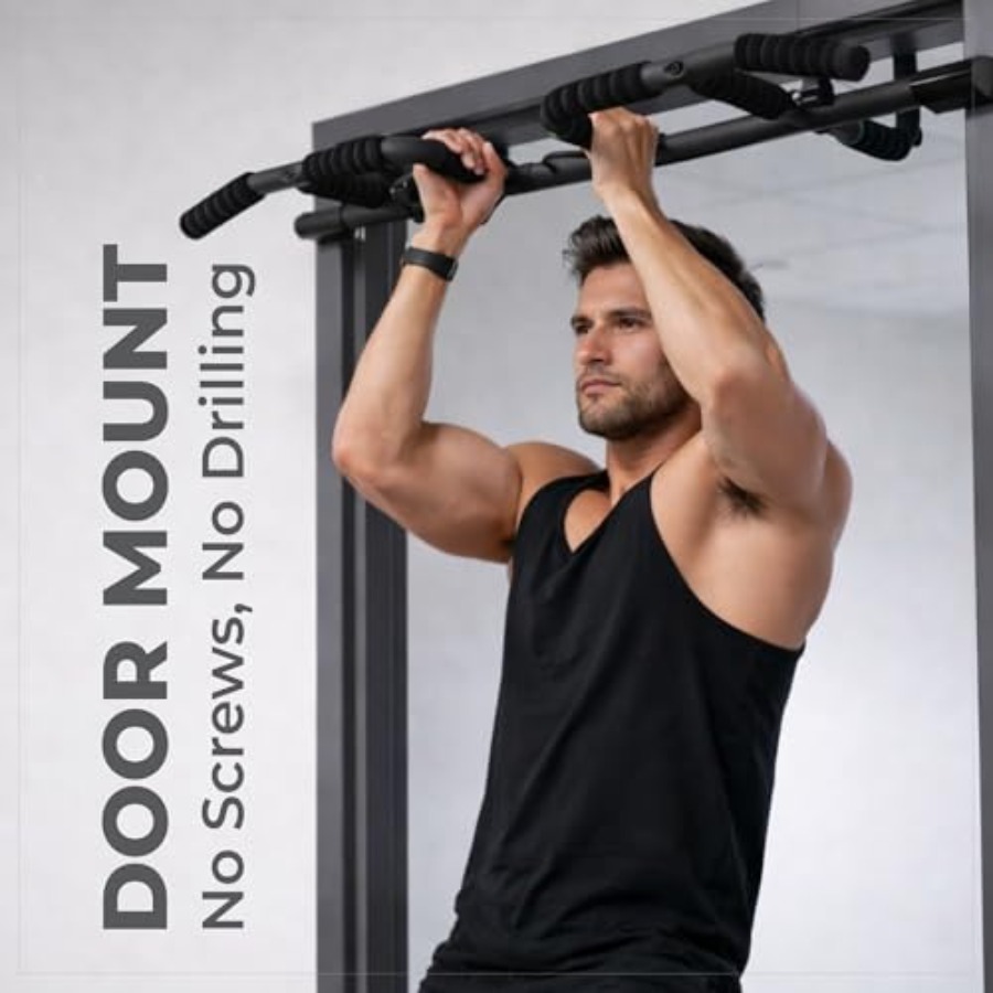 Doorway Pull Up Bar Set with S - đánh giá và giá Home Bar Setup
