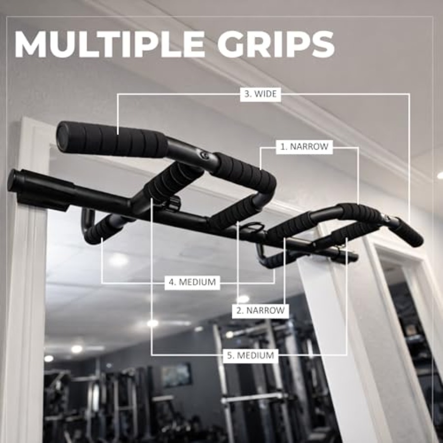 Doorway Pull Up Bar Set with S - đánh giá và giá Home Bar Setup