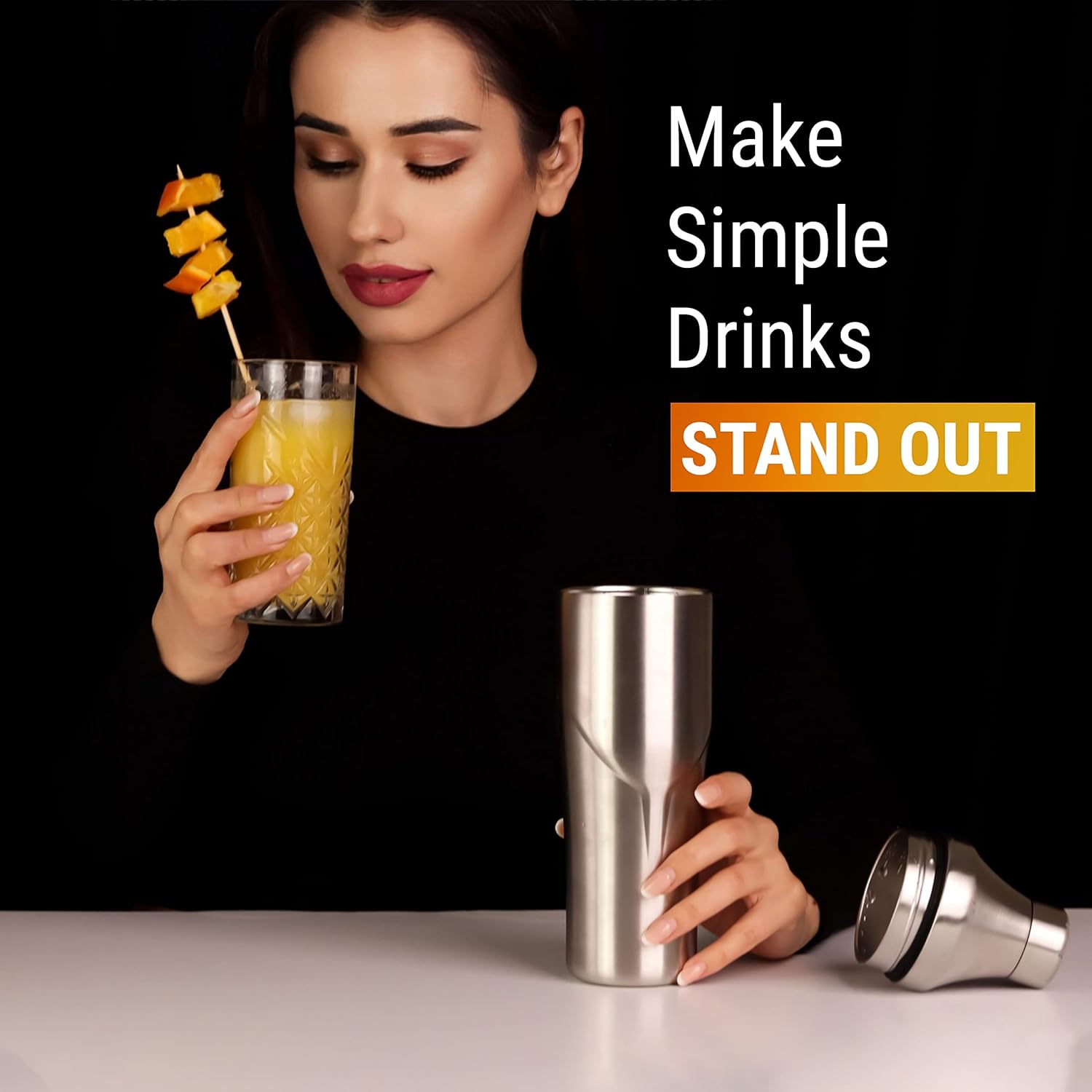 24oz Double Wall Vacuum Insula - đánh giá và giá Bar Spoon Twisted