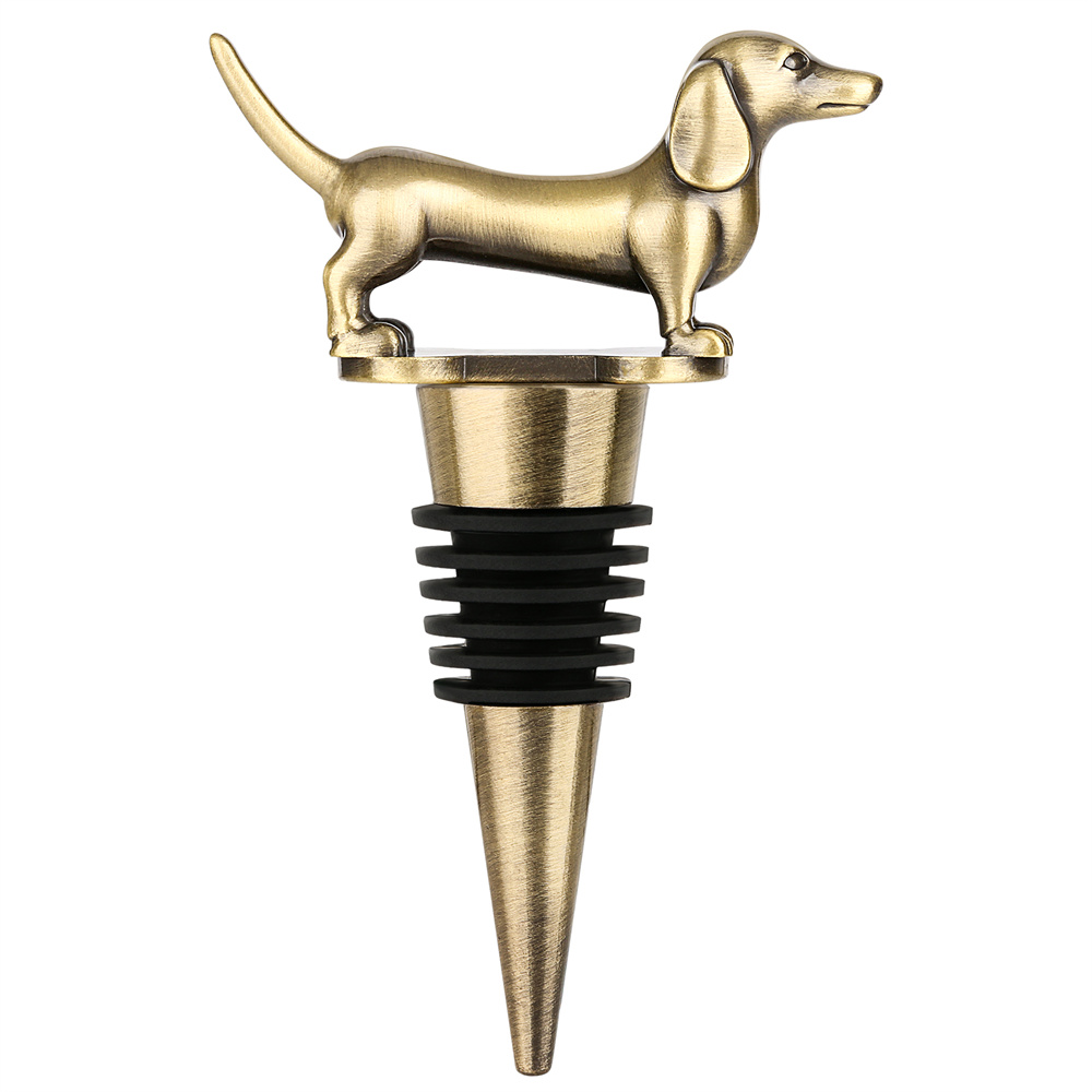 Wine Bottle Stopper Dachshund  - đánh giá và giá Wine Preservation Pump