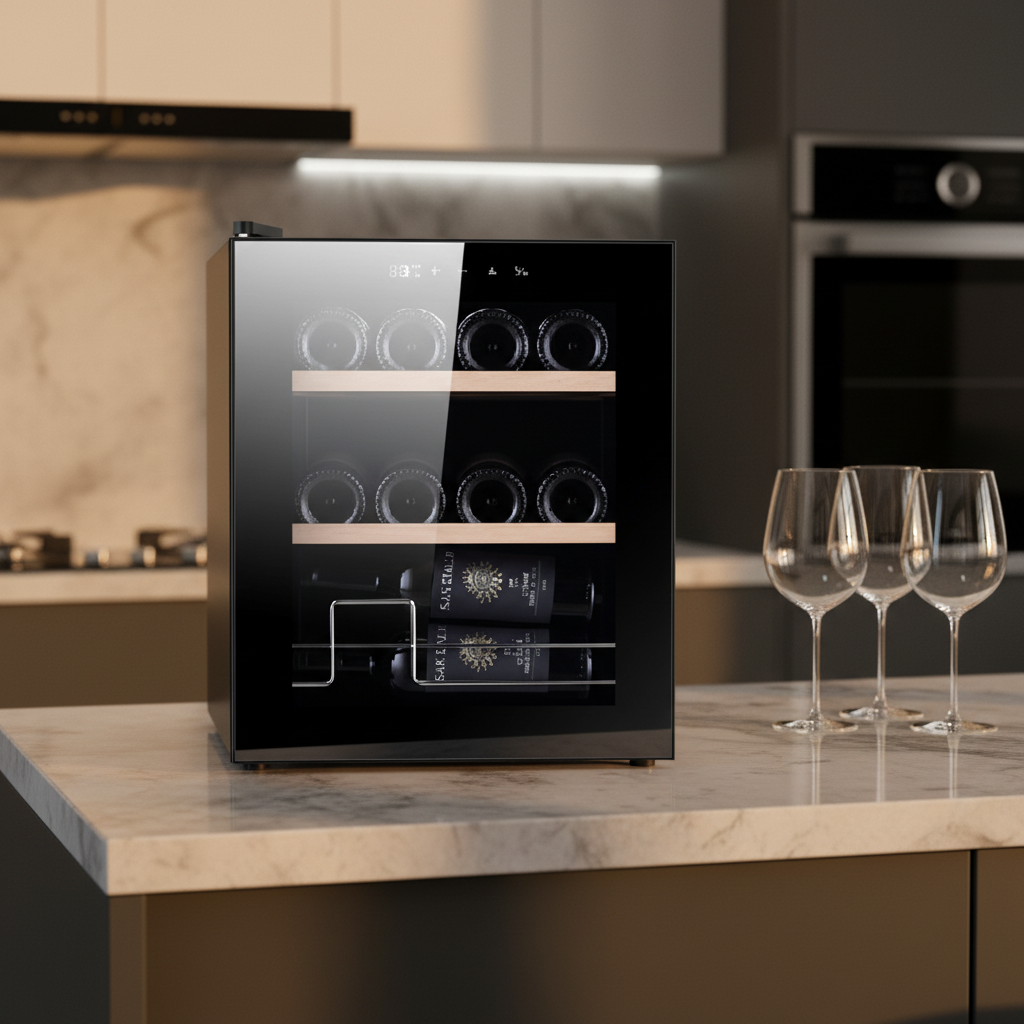 Mini bar Cooler Fridge Red Win - đánh giá và giá Home Bar And Fridge