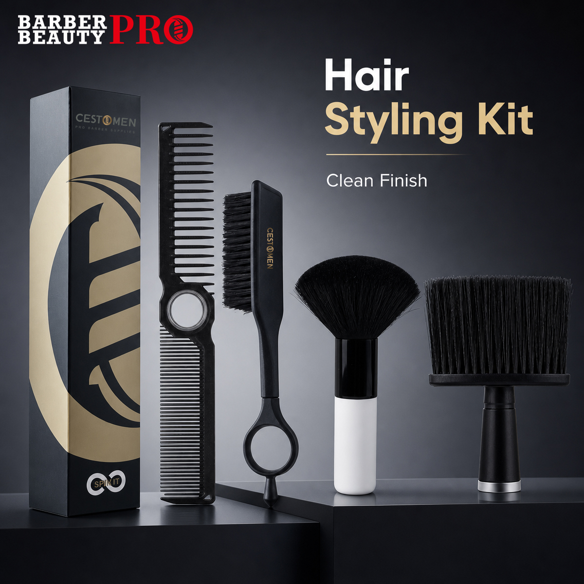 3Pcs Barber Hair Styling Kit w - đánh giá và giá Home Barber