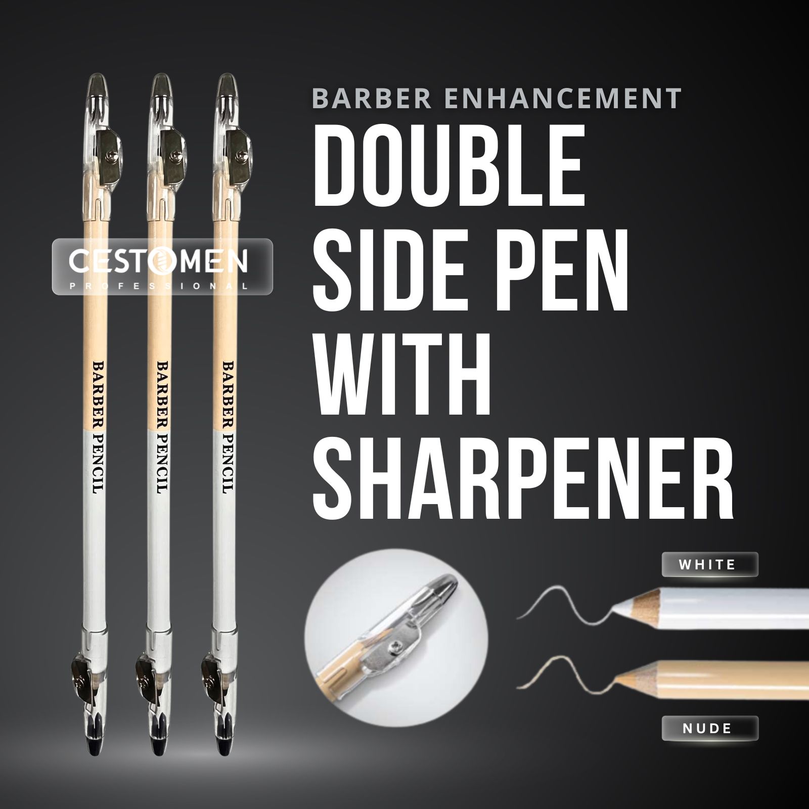 3Pcs Double-sided Barber Beard - đánh giá và giá Home Barber