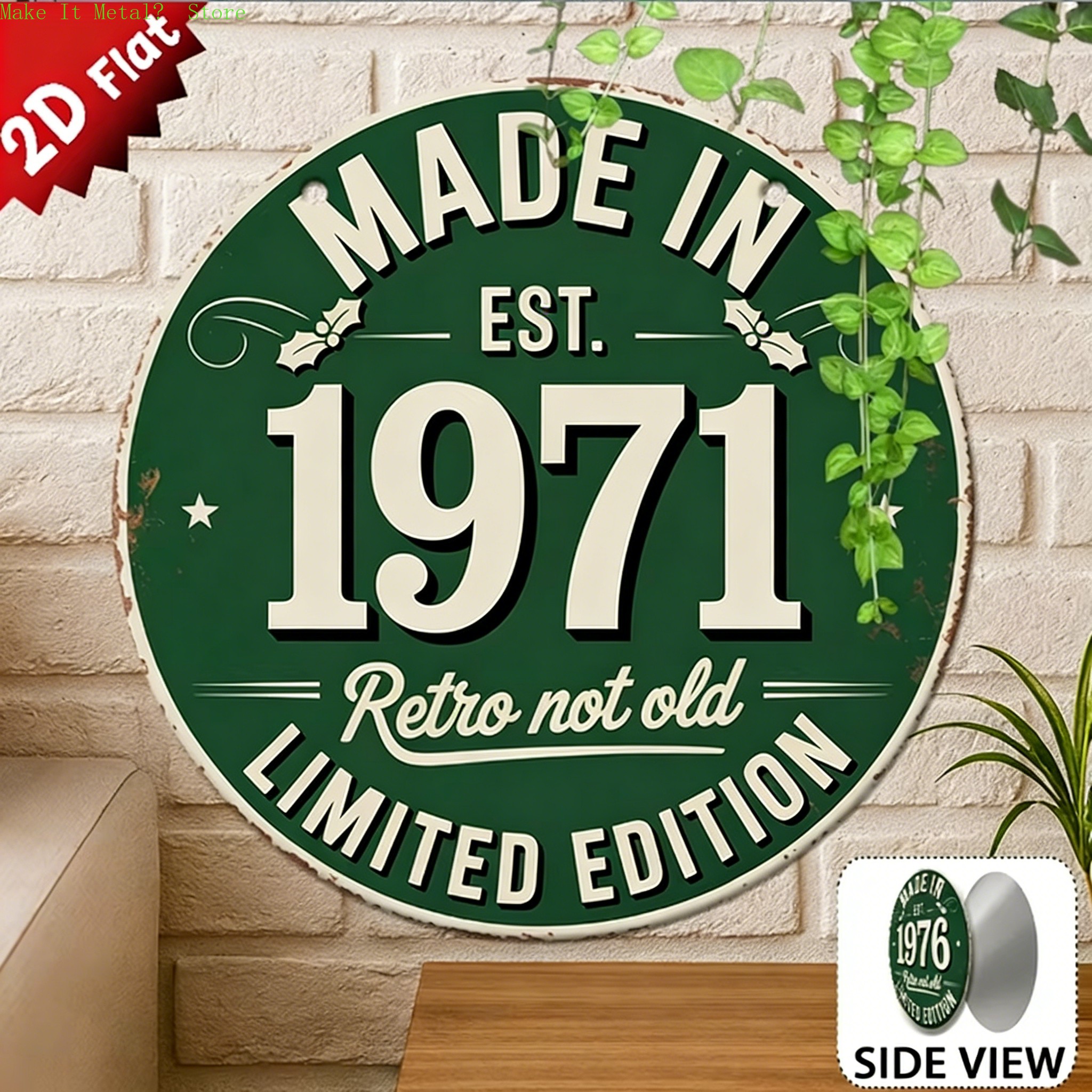 Made in 1976 Retro Not Old 2D  - đánh giá và giá Home Bar Accessories