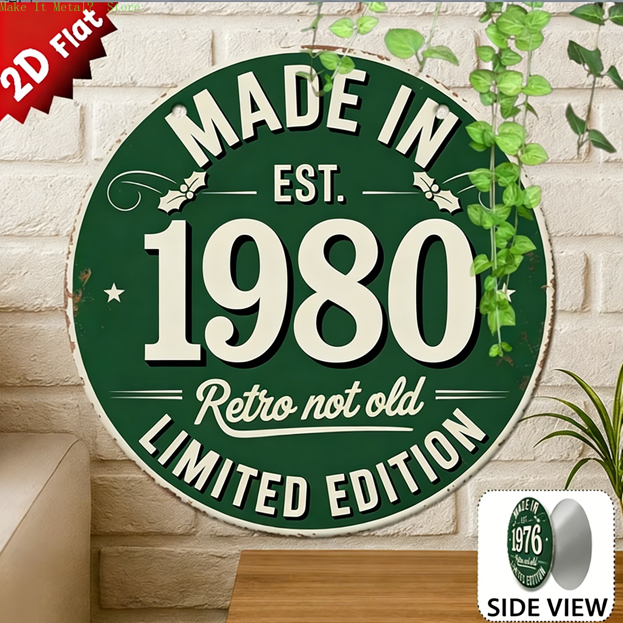 Made in 1976 Retro Not Old 2D  - đánh giá và giá Home Bar Accessories