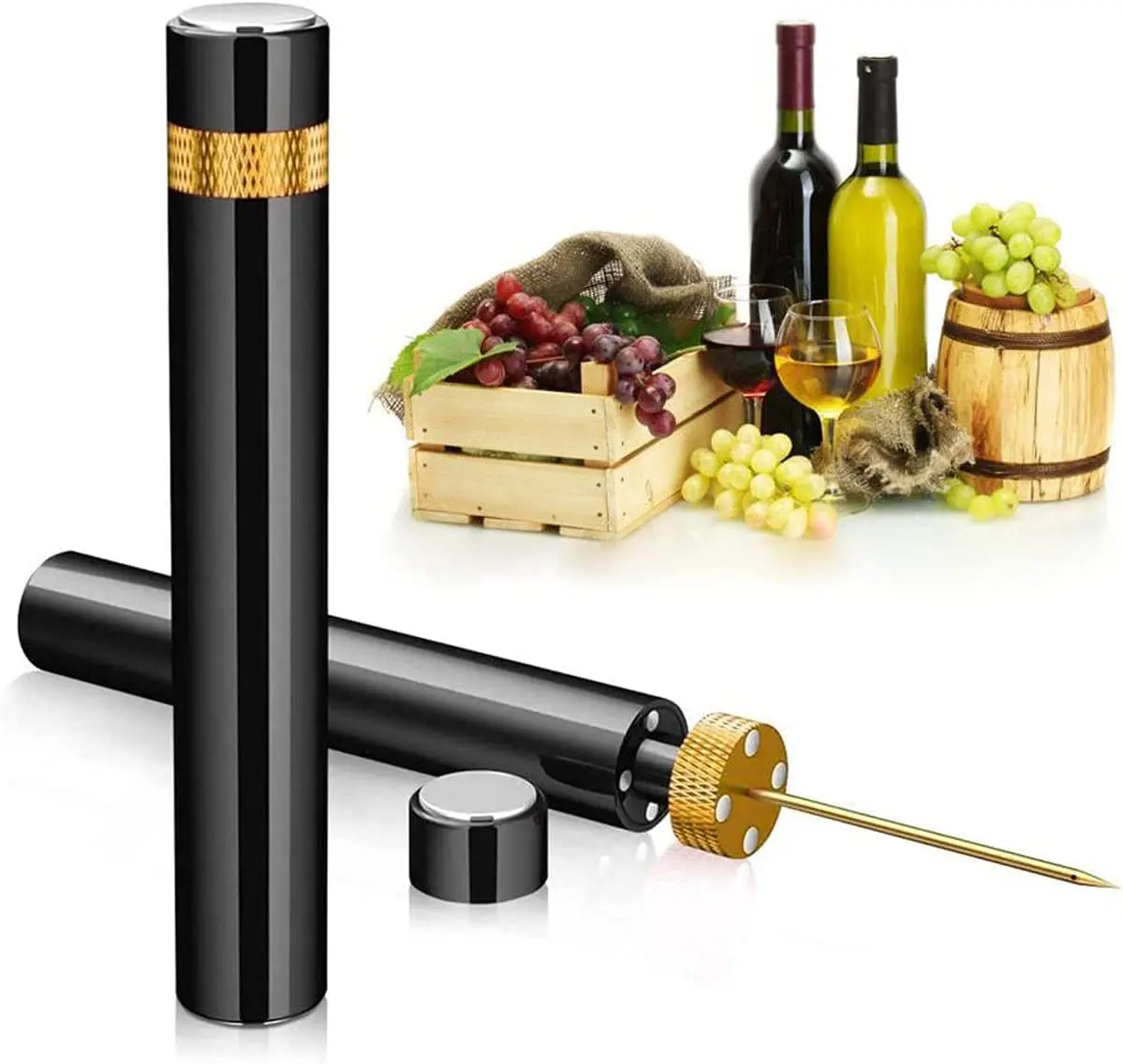 Red Wine Bottle Opener Air Pre - đánh giá và giá Wine Preservation Pump