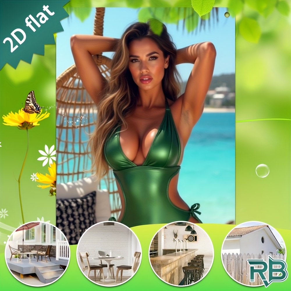 Vintage Green Swimsuit Beach G - đánh giá và giá Home Bar Accessories