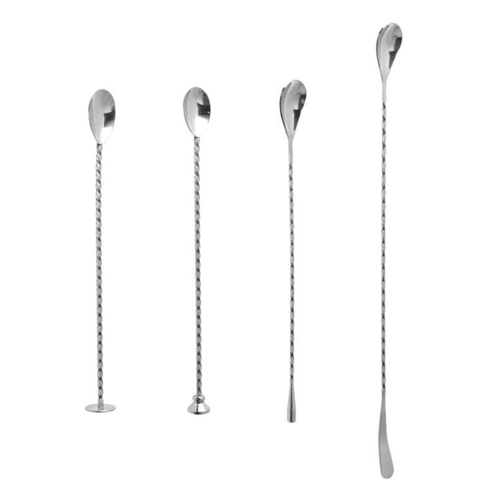 Stainless Steel Long Handle Co - đánh giá và giá Bar Spoon Twisted